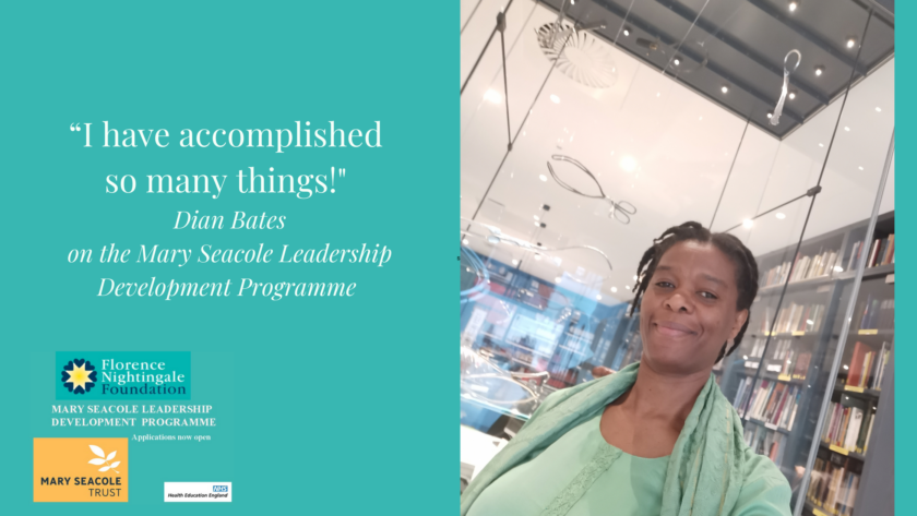 Dian Bates, Mary Seacole Programme